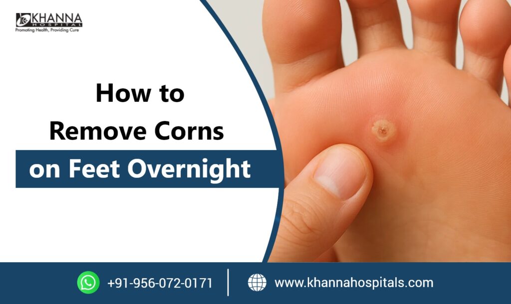 How to Remove Corns on Feet Overnight